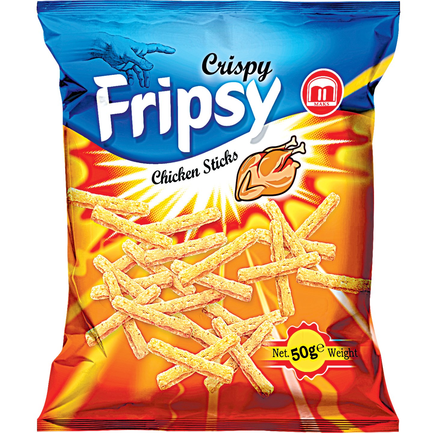 Fripsy Grillcsirke Ízű Snack