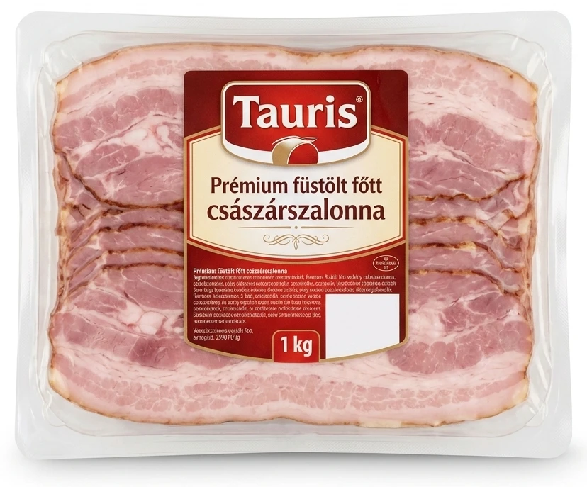 Tauris Prémium füstölt főtt császárszalonna