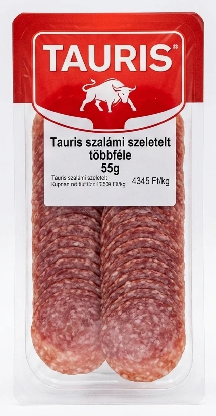 Tauris szalámi szeletelt többféle