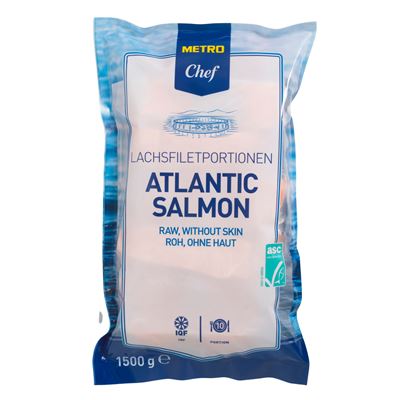 METRO Chef Nyúzott Lazac Porció 10 x 150 g