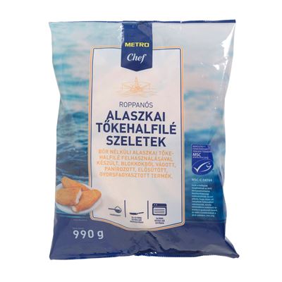 METRO Chef Bundázott Alaszkai Tőkehalfilé 990 g