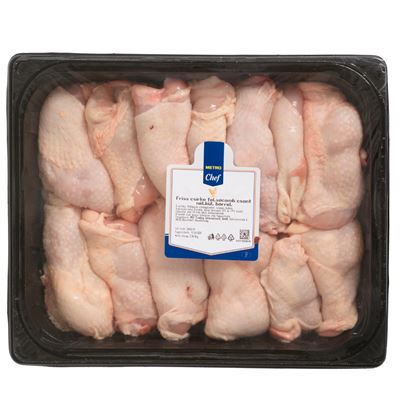 METRO Chef Friss Csirke Bőrös Felsőcombfilé Tálcás Kiszerelés kb. 2,5 kg