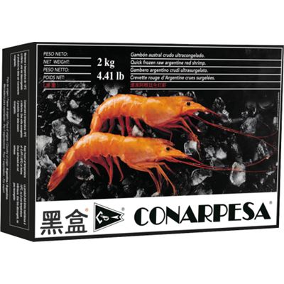 Gyorsfagyasztott Egész Argentín Garnéla HOSO 10-20 db/kg 2 kg