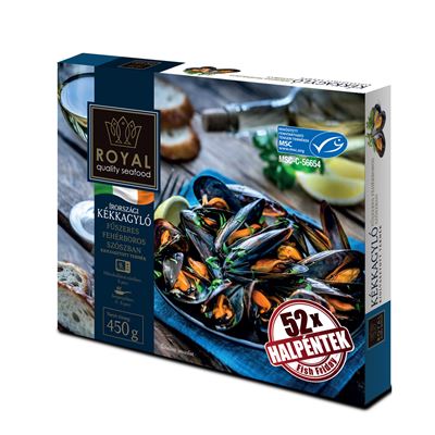 Royal Kékkagyló Fokhagymás-vajas Szószban 450 g