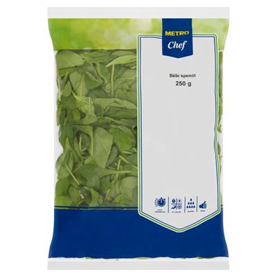 METRO Chef Bébi Spenót Friss Saláta 250 g