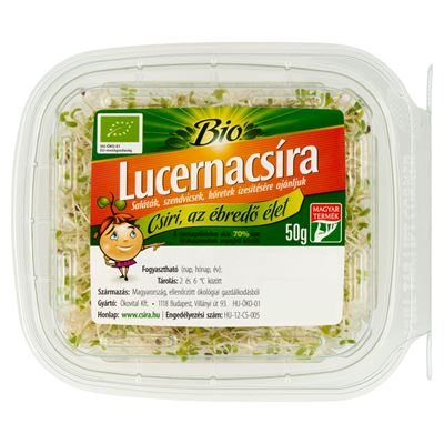 Bio Csiri Nyers Bio Lucerna Csíra 50 g