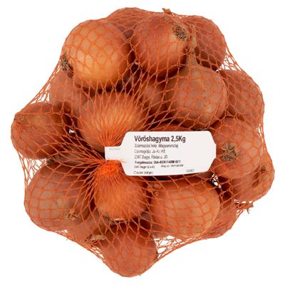 Vöröshagyma Zsákban 2,5 kg