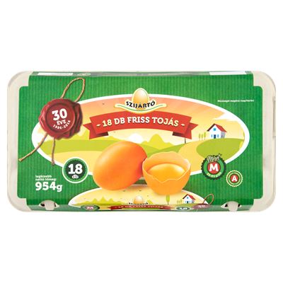 Szijártó friss tojás M 18 db