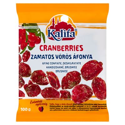 Kalifa Cukrozott, Aszalt Vörös Áfonya 100 g