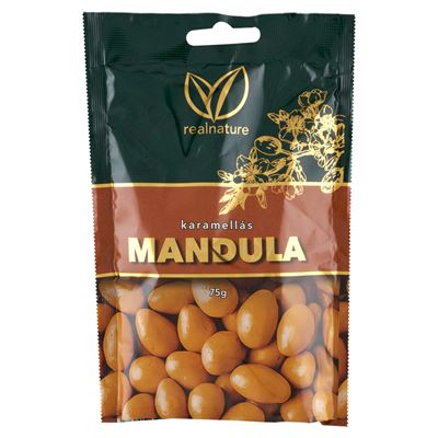 Real Nature Karamallás mandula 75 g