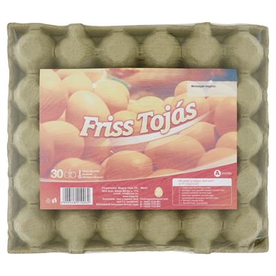 Friss Fóliázott Tojás "S" 30 db