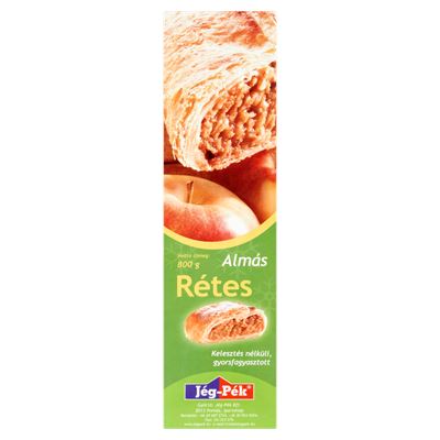 JÉG-PÉK Gyorsfagyasztott Almás Rétes 800 g