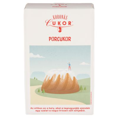 Koronás dobozos porcukor 500g