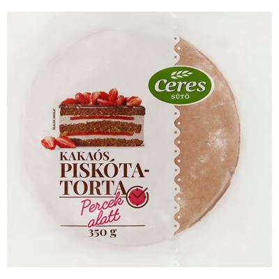 Ceres kakaós piskótatorta 350 g