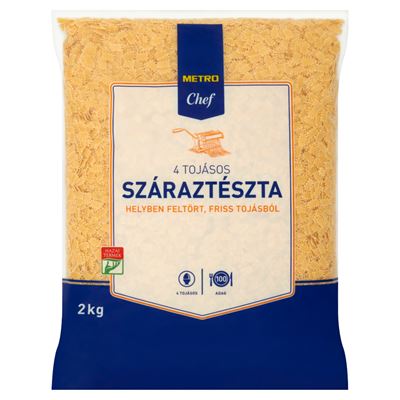 METRO Chef Eperlevél 4 Tojásos Száraztészta 2 kg