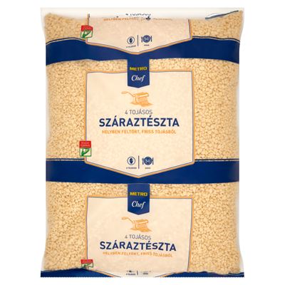 METRO Chef Dörzstarhonya 4 Tojásos Száraztészta 5 kg