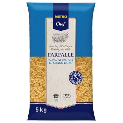 METRO Chef Farfalle Durumtészta 5 kg