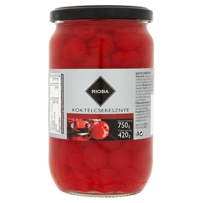RIOBA Koktélcseresznye 750 g