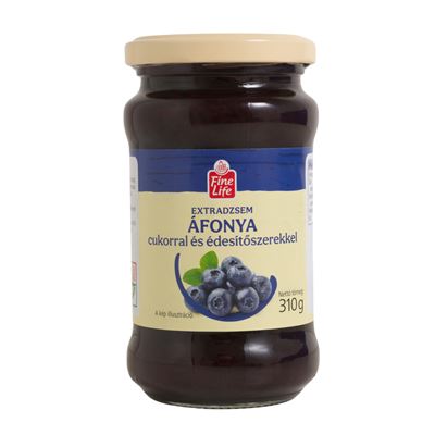 Fine Life Extradzsem Áfonya 310 g