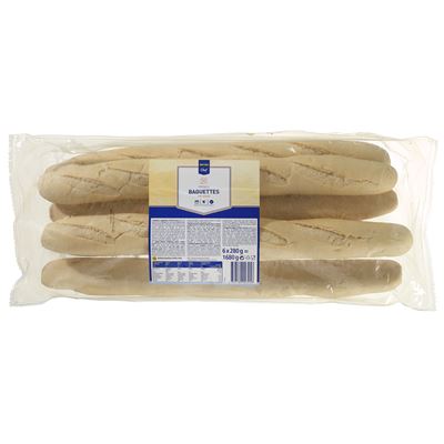 METRO Chef Elősütött Francia Baguette (6 x 280 g) 1,68 kg