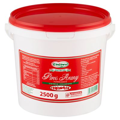 Univer Magyar Ízek Piros Arany Paprikakrém Csemege 2,5 kg