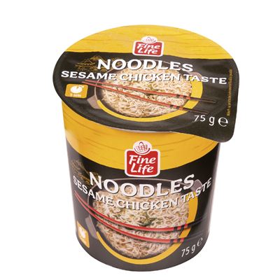 Fine Life tészta szezámos-csirke ízű szósszal 75 g