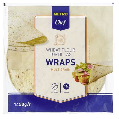 METRO Chef sokmagvas tortilla 30cm 15 x 91 g