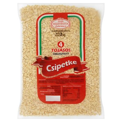 Izsáki Házitészta csipetke 4 tojásos száraztészta 2 kg