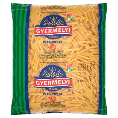 Gyermelyi Vita Pasta penne durum száraztészta 5 kg