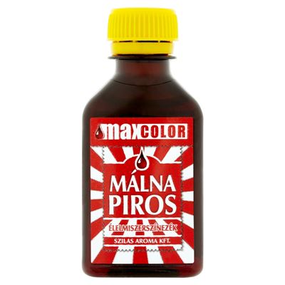 MAX Color málnapiros élelmiszerszínezék 30 ml