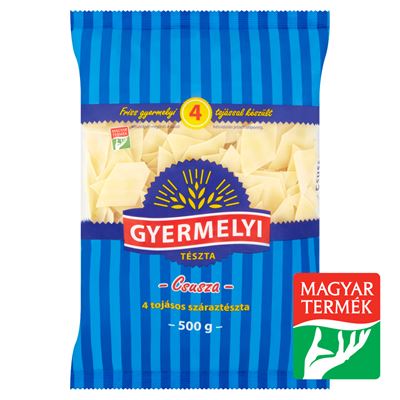 Gyermelyi Csusza 4 Tojásos Száraztészta 20 x 500 g