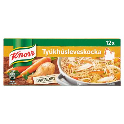 Knorr tyúkhúsleveskocka 12 x 10 g (120 g)