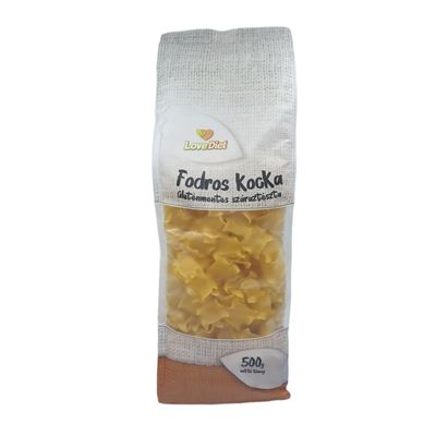 Love Diet Fodros Kocka Gluténmentes Száraztészta 500 g