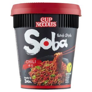 Soba Nissin Soba Wok Style instant tészta búzalisztből chili ízesítő szósszal 111 g