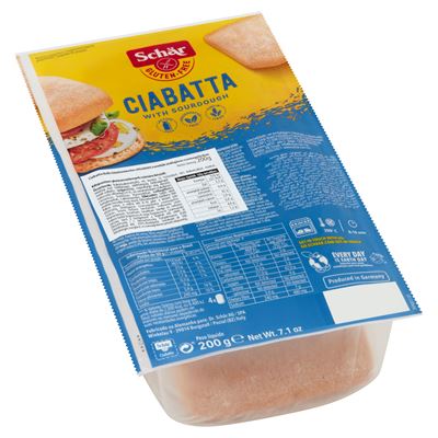 Schär Ciabatta Rolls Gluténmentes Elősütött Zsemlék ( 4 x 50 g ) 200 g
