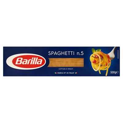 Barilla Spaghetti szálas durum száraztészta 500 g