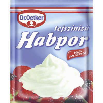 Dr. Oetker Tejszínízű Habpor Növényi Olajjal 5 x 45 g