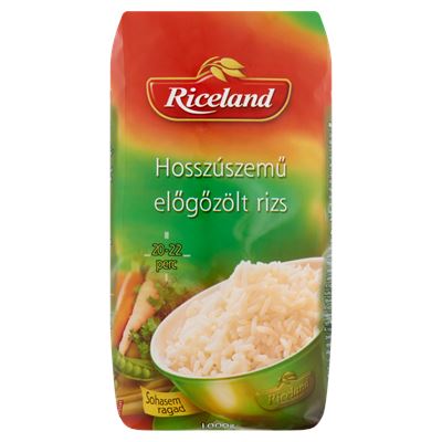 Riceland Hosszúszemű Előgőzölt Rizs 12 x 1 kg