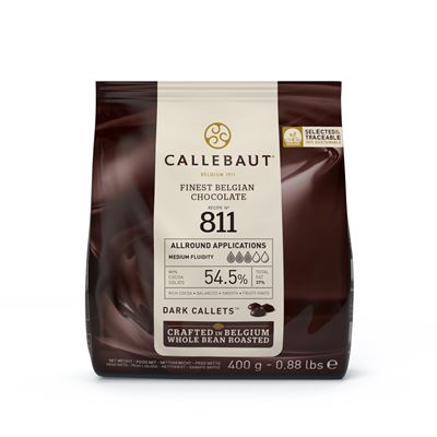 Callebaut 811NV étcsokoládé pasztillák 400 g