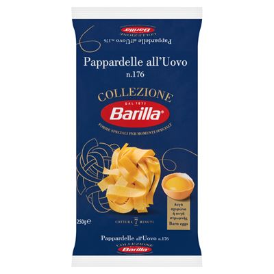 Barilla Pappardelle szélesmetélt 6 tojásos szálas durum száraztészta 250 g