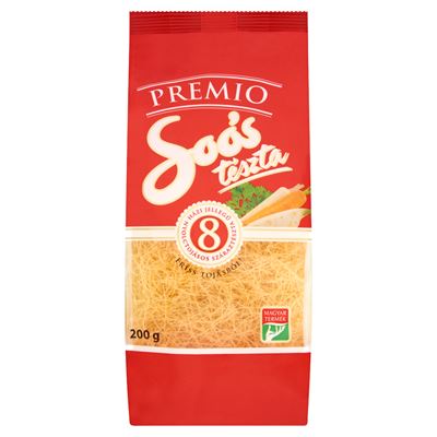 Soós Premio boglyas cérna házi jellegű 8 tojásos száraztészta 200 g