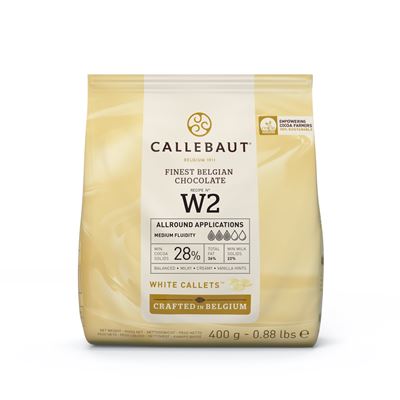 Callebaut W2NV fehér csokoládé pasztillák 400 g