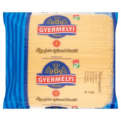 Gyermelyi spagetti 4 tojásos száraztészta 5 kg