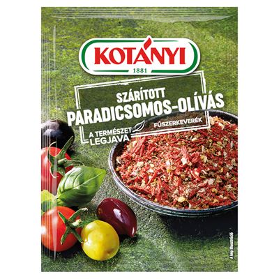 KOTÁNYI szárított paradicsomos-olívás fűszerkeverék 20 g