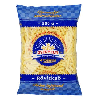 Gyermelyi Rövidcső 4 Tojásos Száraztészta 20 x 500 g