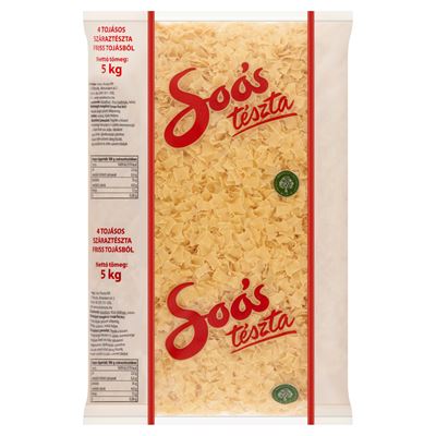 Soós fodroskocka 4 tojásos száraztészta 5 kg