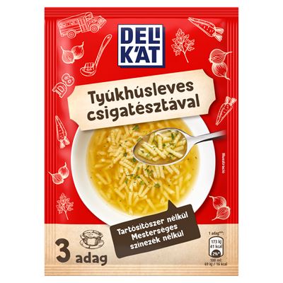 Delikát Tyúkhúsleves Csigatésztával 40 g