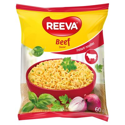 REEVA instant tésztaleves marhahús ízzel 60 g