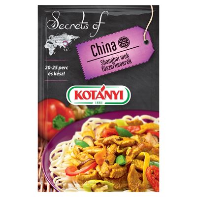 KOTÁNYI Secrets of China Shanghai wok fűszerkeverék 20 g