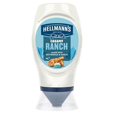 HELLMANN'S Creamy Ranch fokhagymás szósz 240g